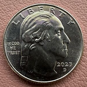 2023 D Edith Kanaka'Ole Quarter In Cod We Trust Mint Error